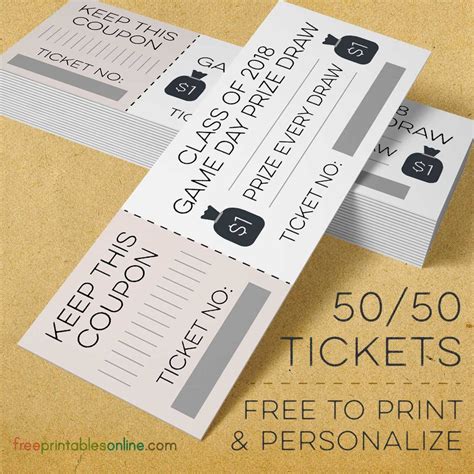 Etsy Ticket Template